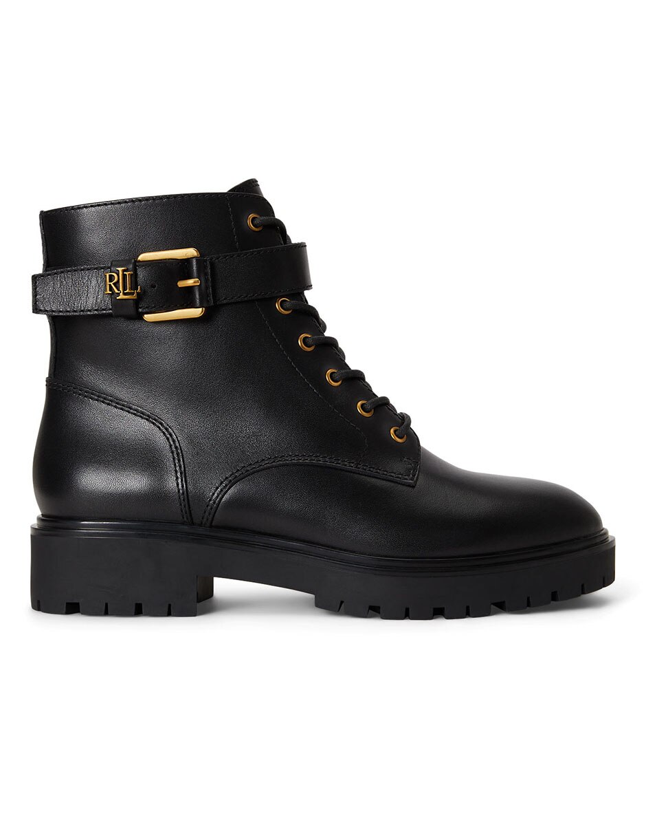 Bota arriba del tobillo de piel para mujer 3