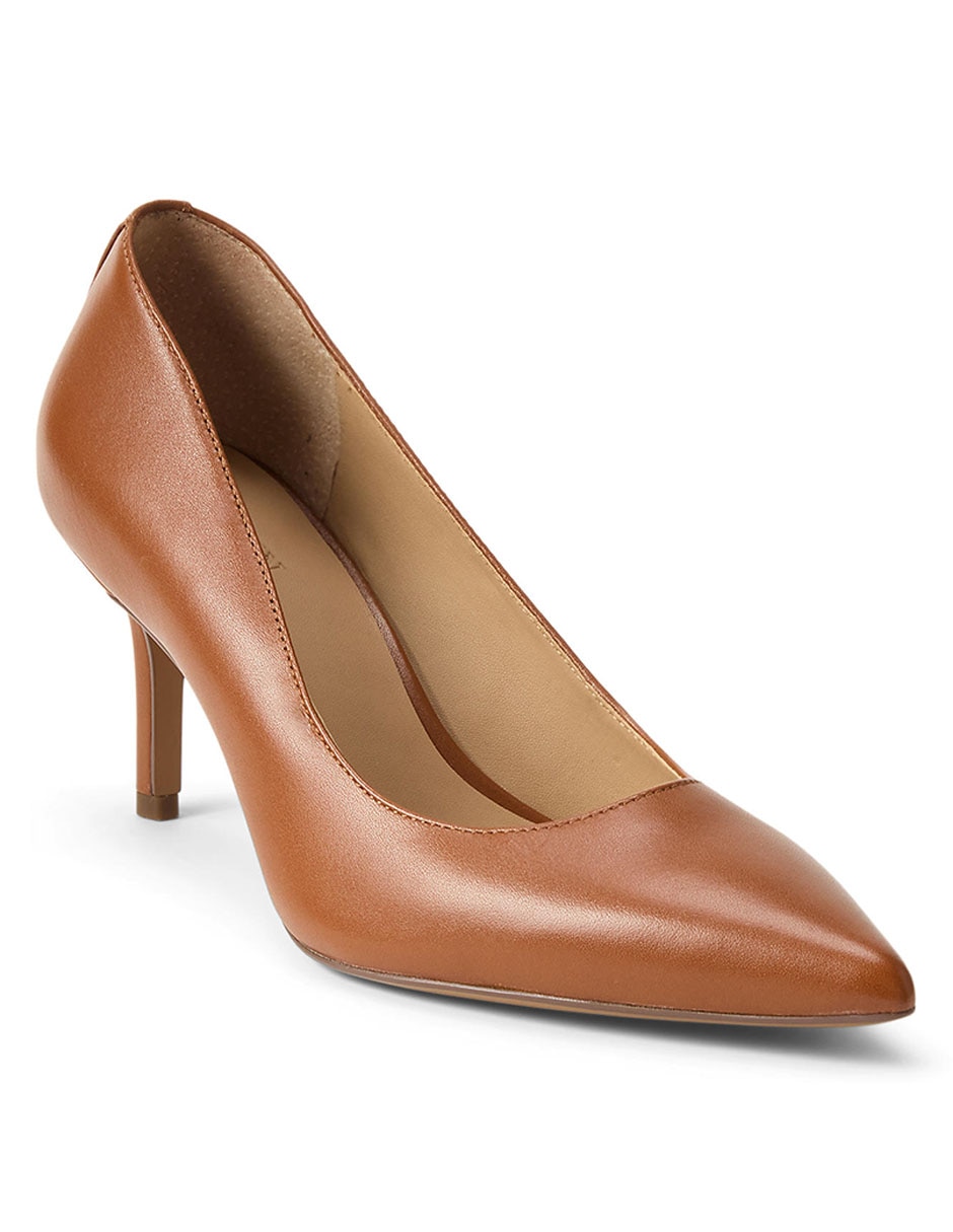 Zapato de tacón de piel para mujer Zapato de tacón de piel para mujer