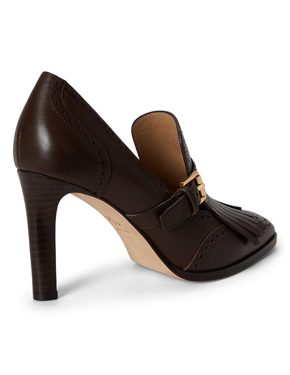 Zapato de tacón de piel para mujer 4