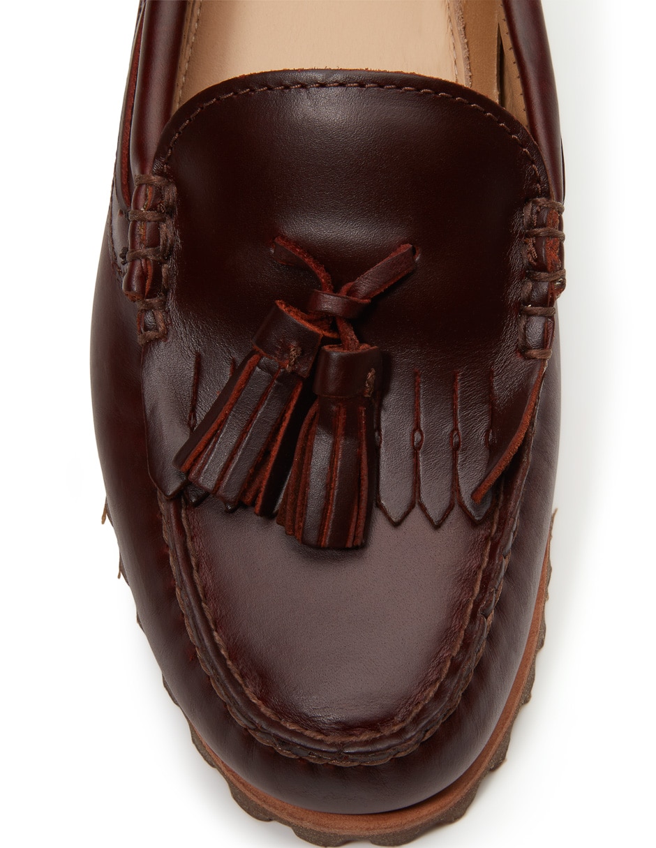 Mocasín de piel para mujer 10
