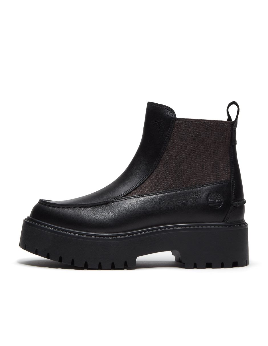 Bota al tobillo de piel para mujer 3