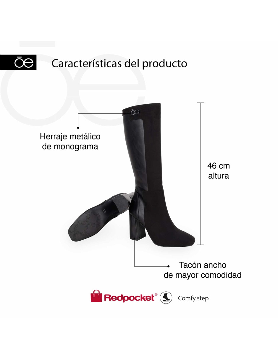 Bota abajo de la rodilla para mujer 3
