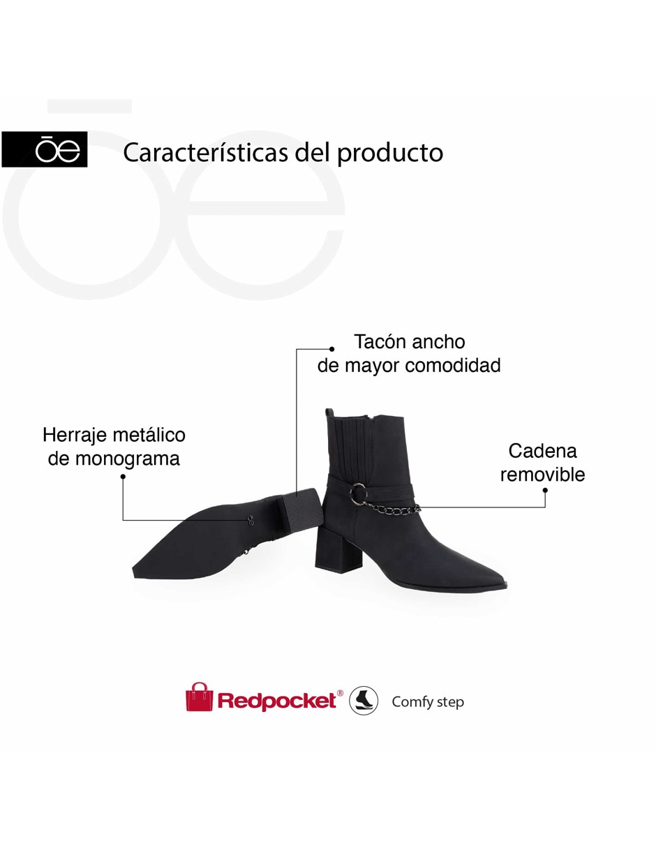 Botín arriba del tobillo para mujer 4