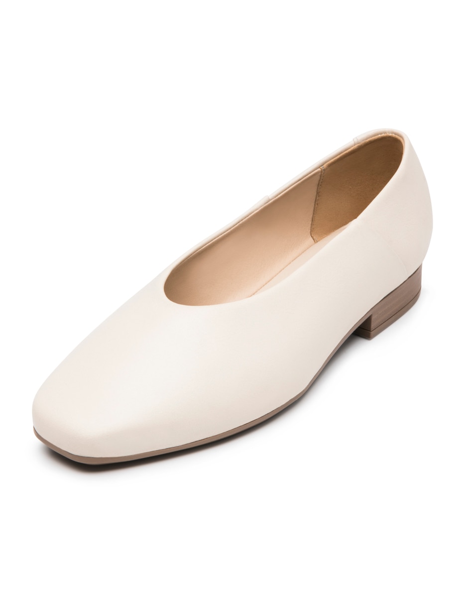 Balerinas Semivetir de piel para mujer 6
