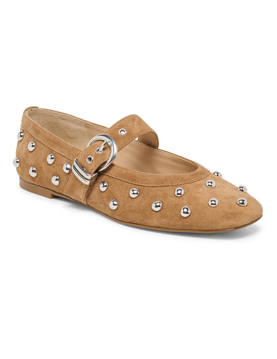 Balerinas Brila Stud de gamuza para mujer 2