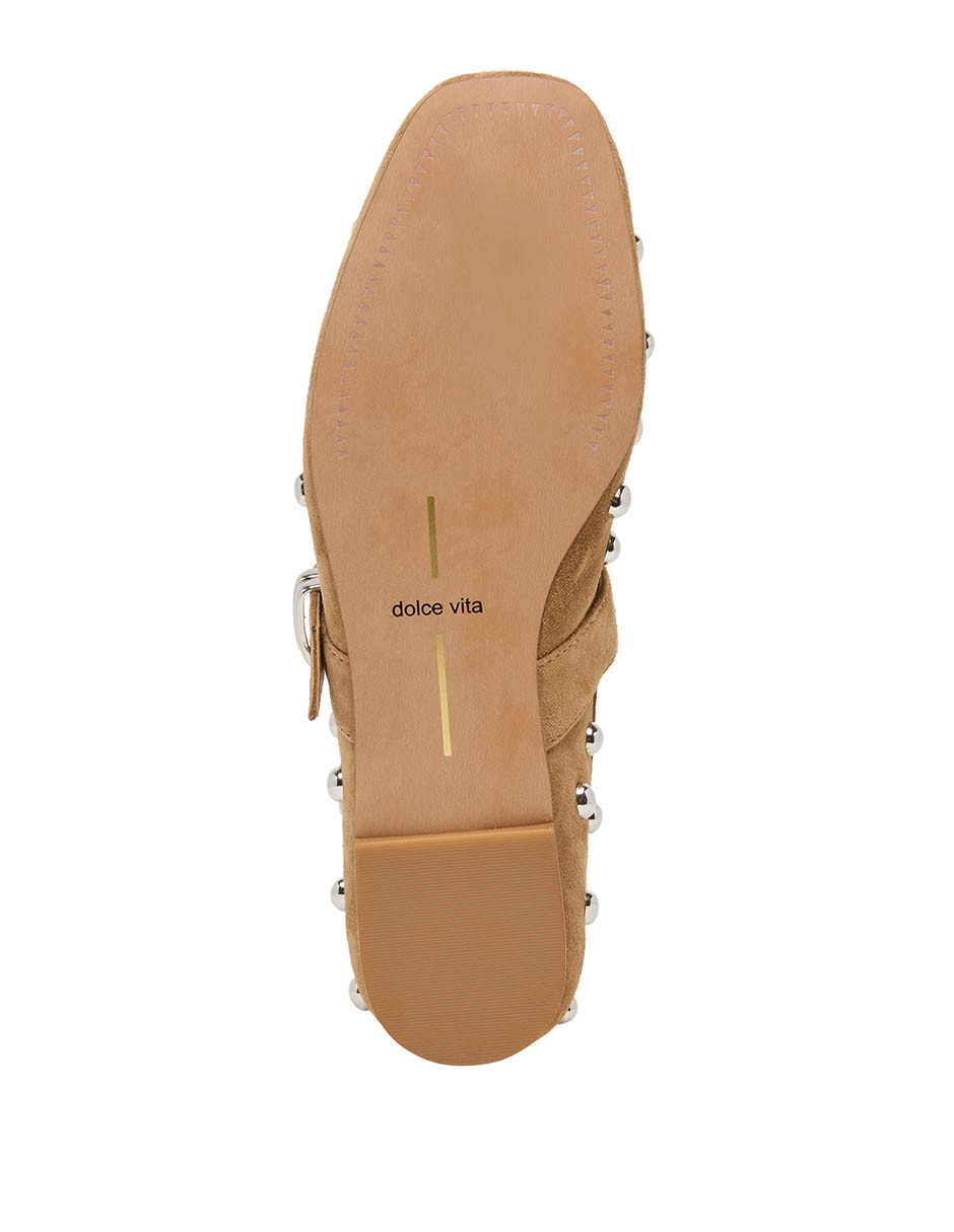 Balerinas Brila Stud de gamuza para mujer 9