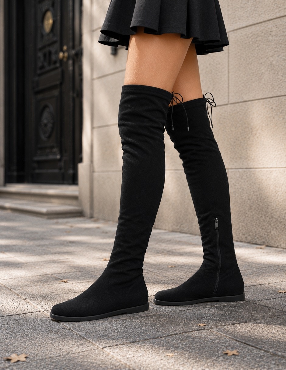 Bota arriba de la rodilla para mujer 5