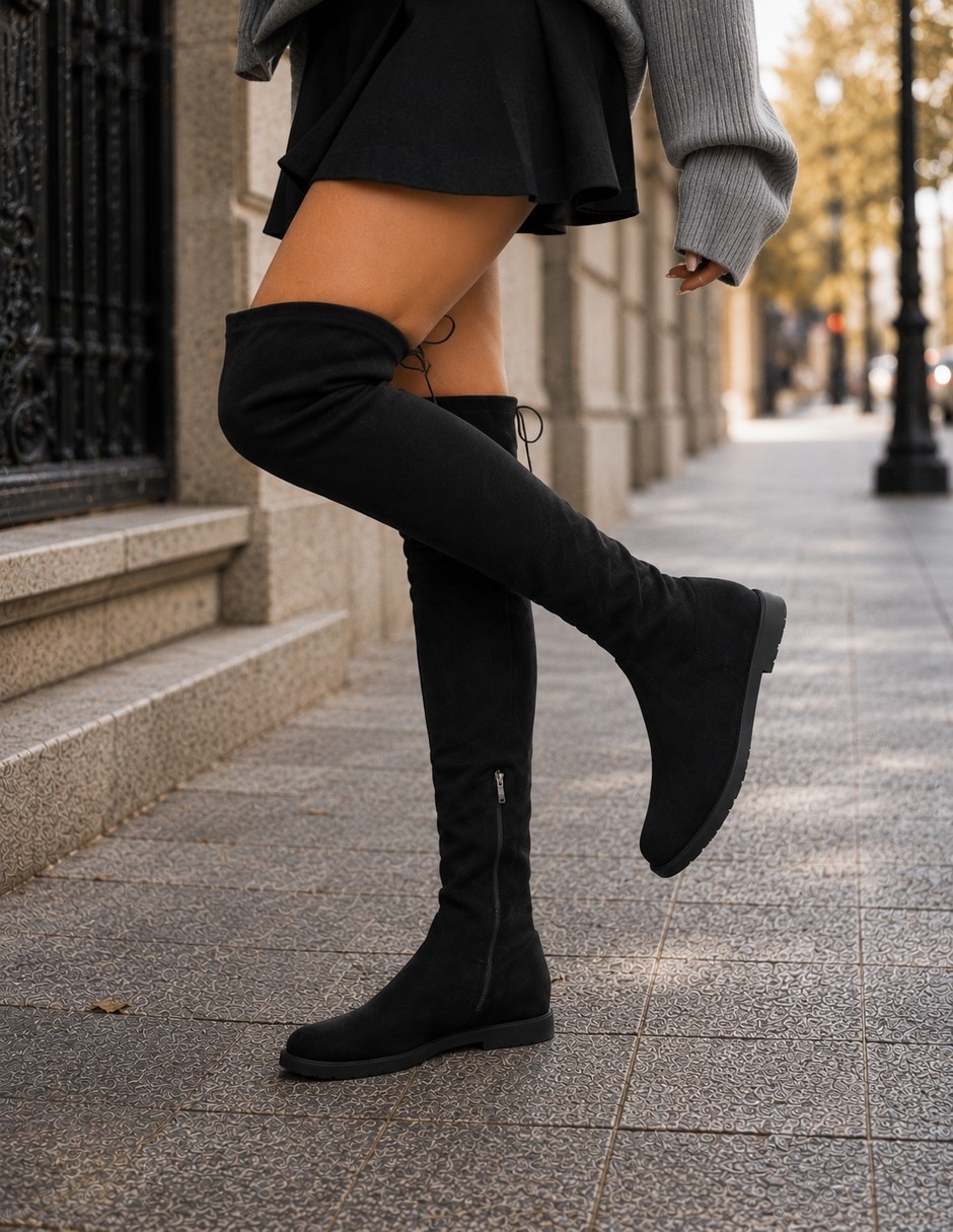 Bota arriba de la rodilla para mujer 3
