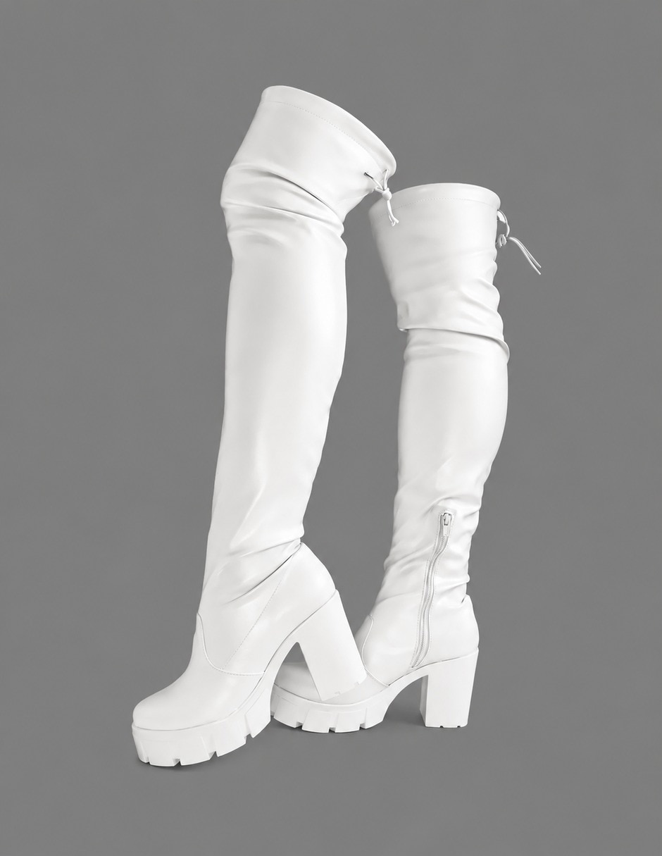 Bota arriba de la rodilla para mujer 5