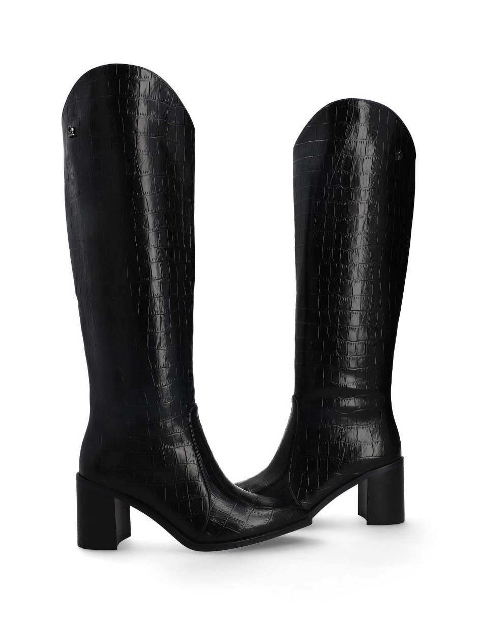 Bota abajo de la rodilla para mujer 4
