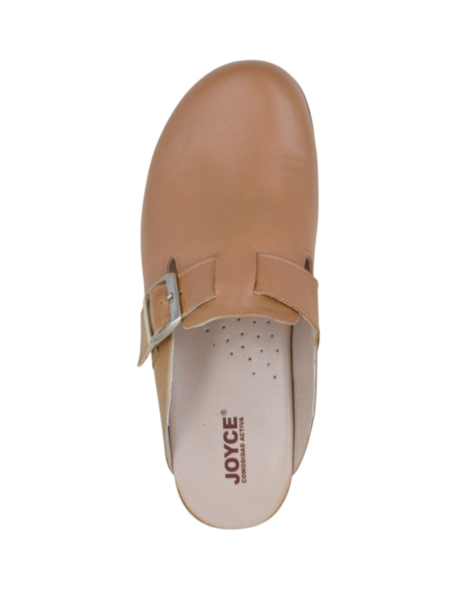 Zueco de piel para mujer 5
