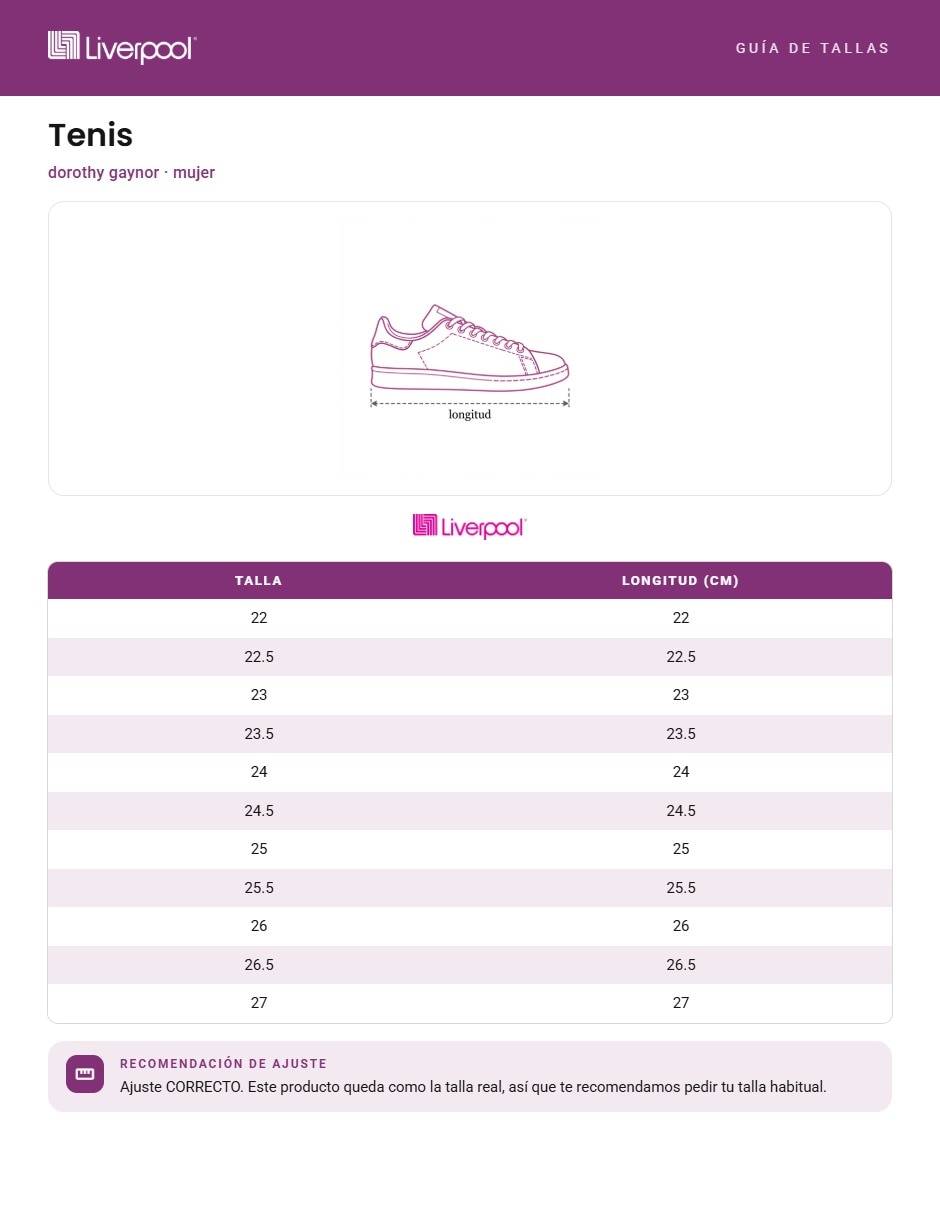 Tenis para mujer