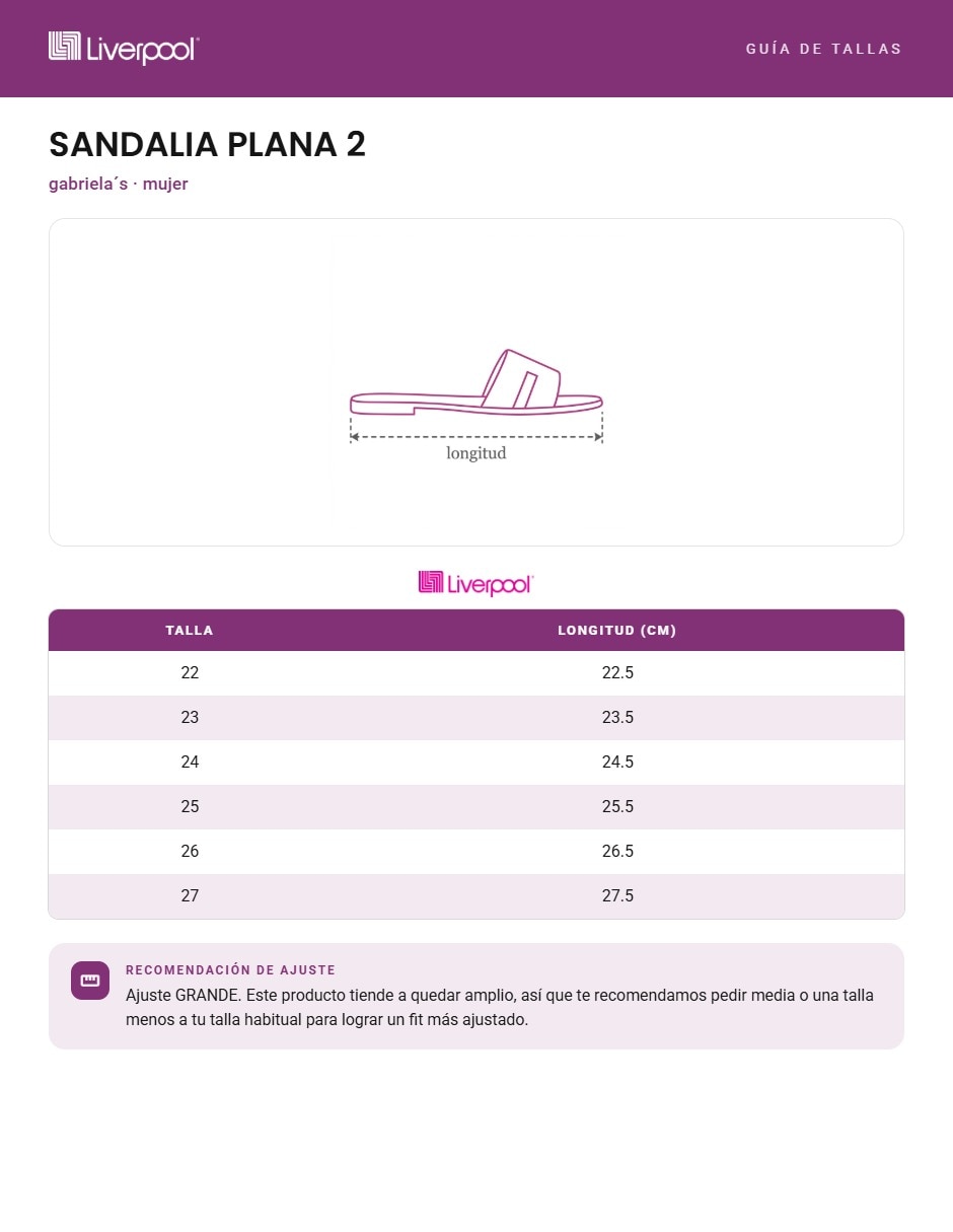 Sandalia para mujer 6
