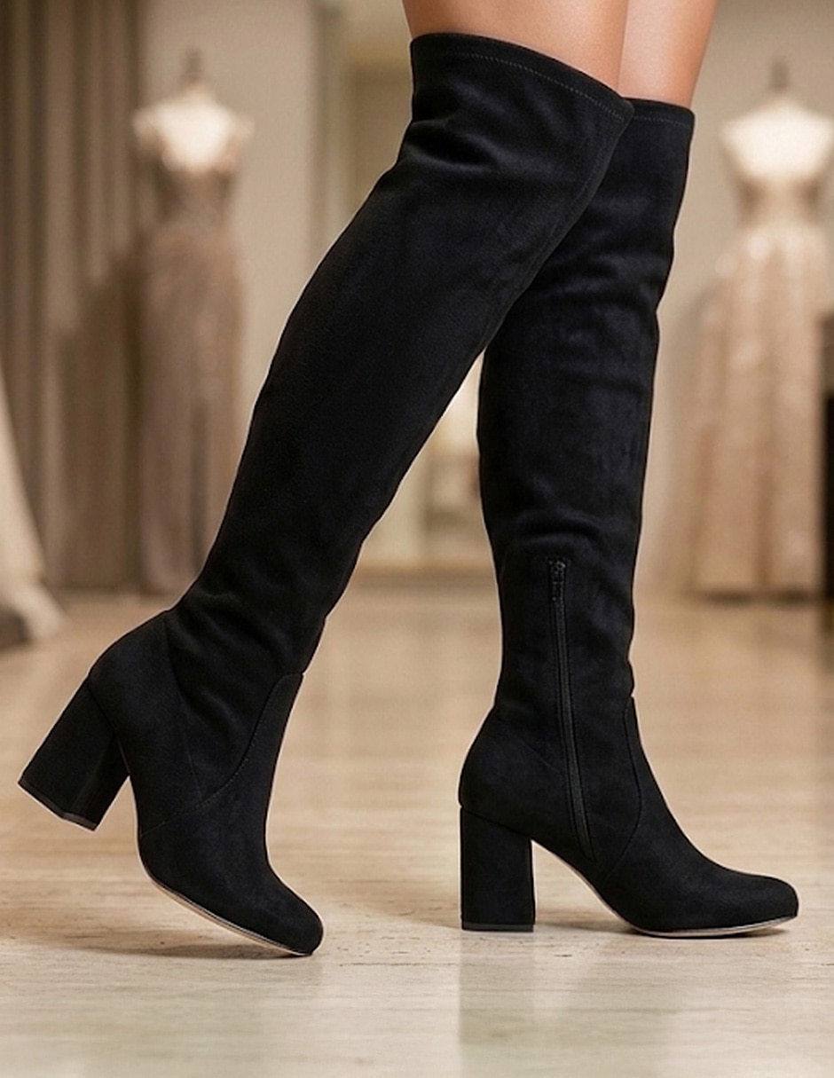Bota arriba de la rodilla para mujer 3