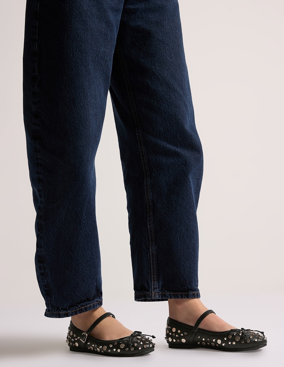 Balerina de piel para mujer 2
