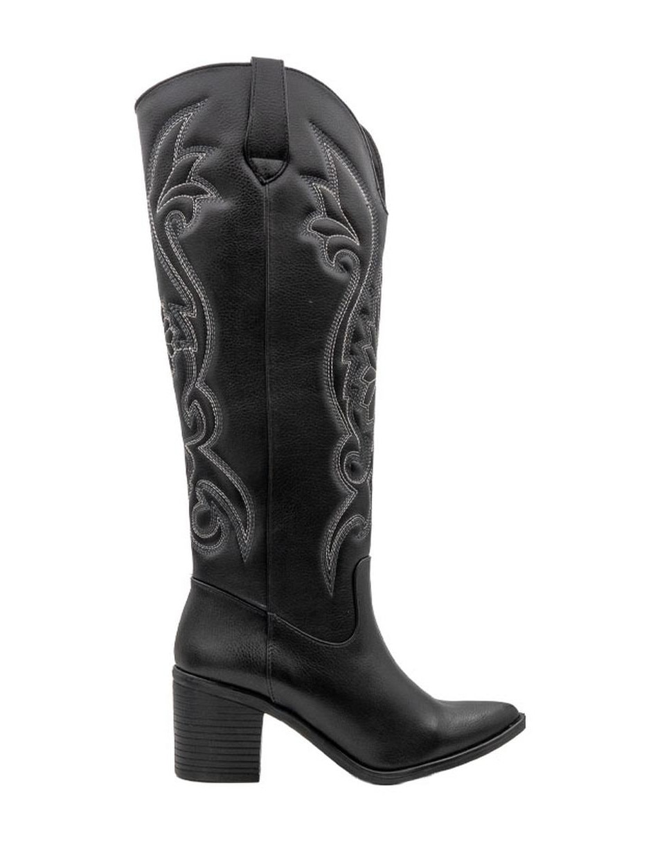 Bota cowboy rodilla para mujer 4