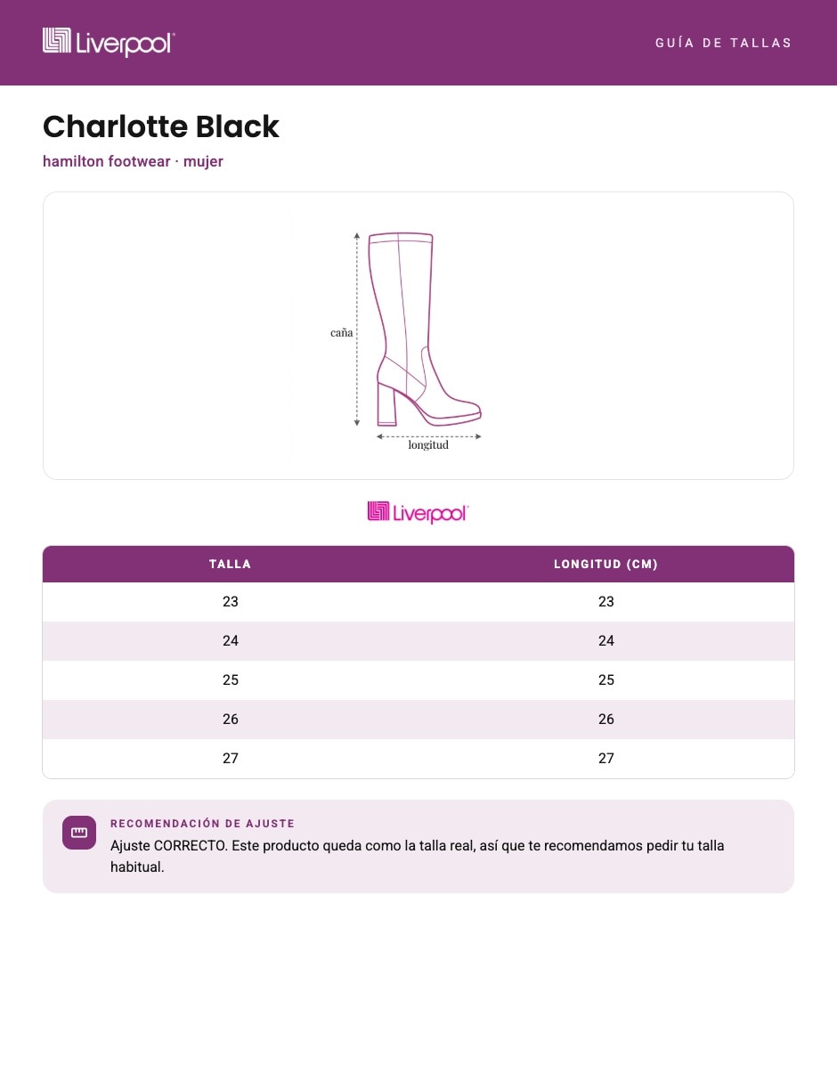 Bota abajo de la rodilla para mujer
