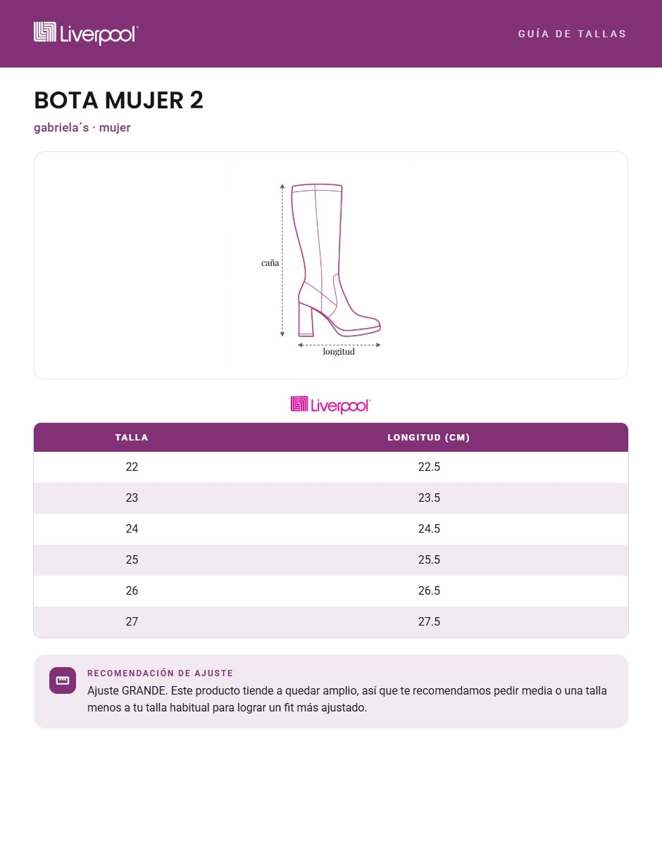 Bota abajo de la rodilla para mujer 6