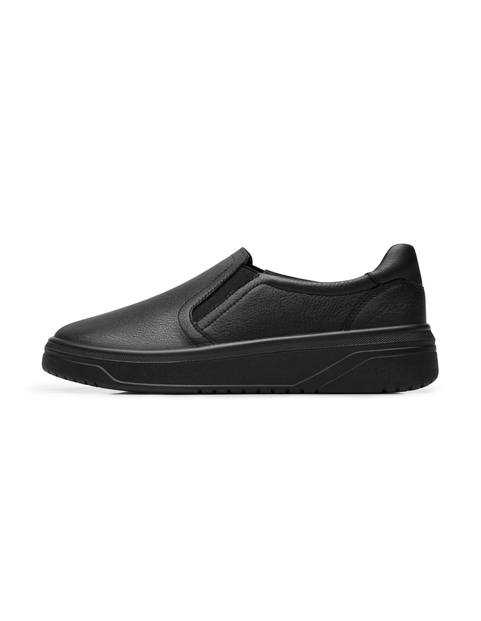 Mocasín de piel para mujer
