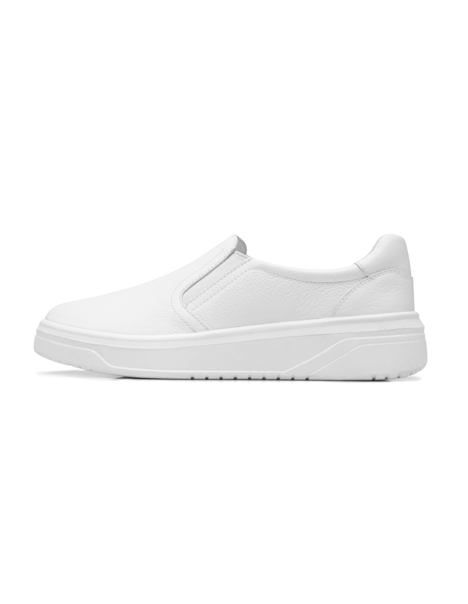 Mocasín de piel para mujer