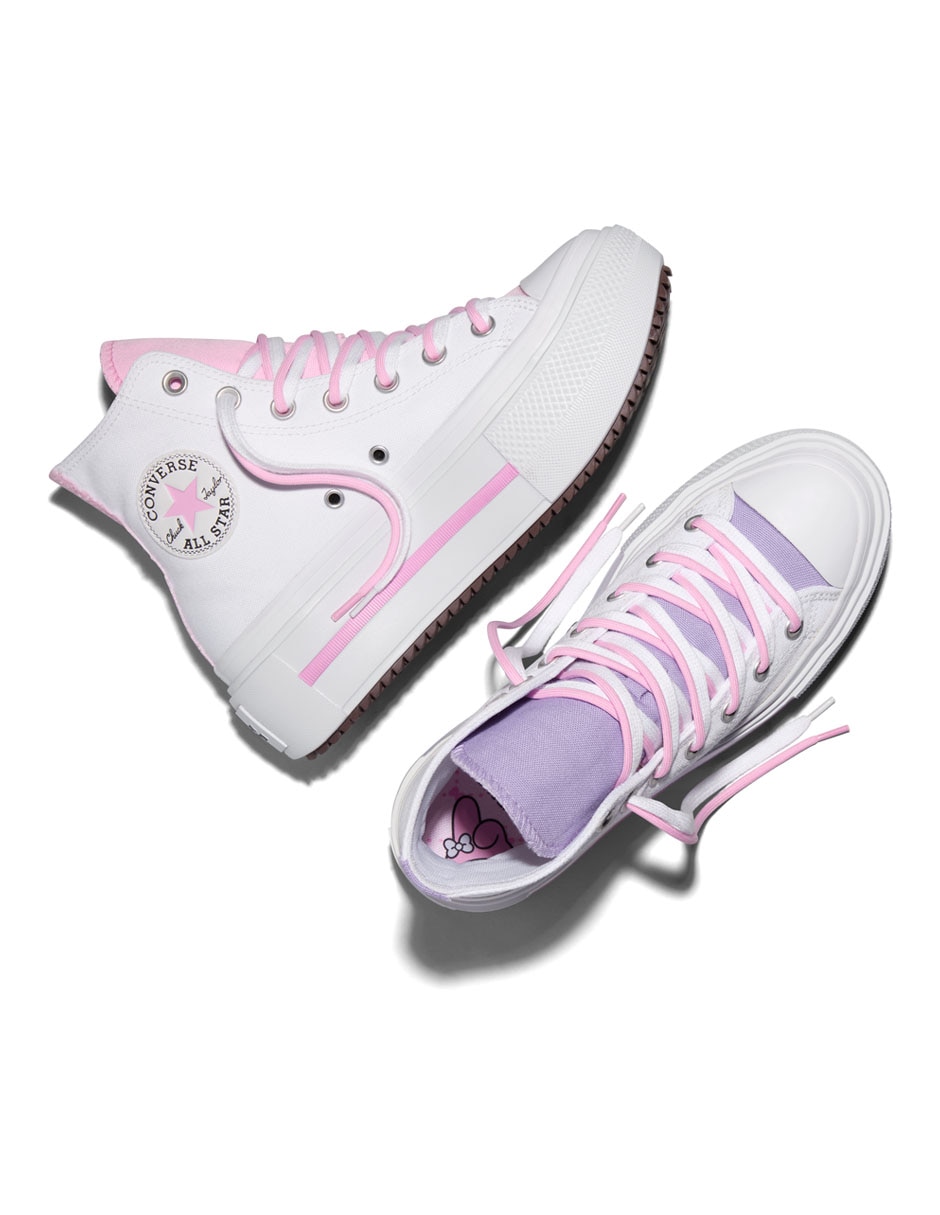 Tenis ctas lift double stack hi hello kitty and friends para mujer 5