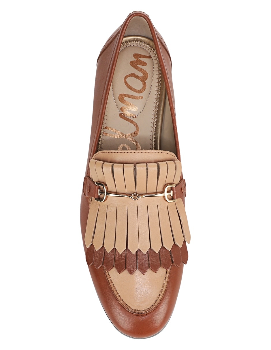 Mocasín liz de piel para mujer 7