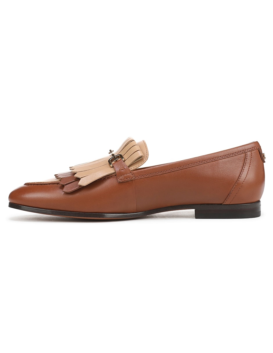 Mocasín liz de piel para mujer 8