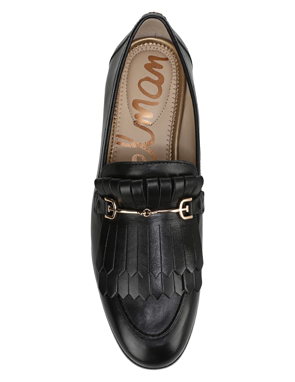 Mocasín liz de piel para mujer 7