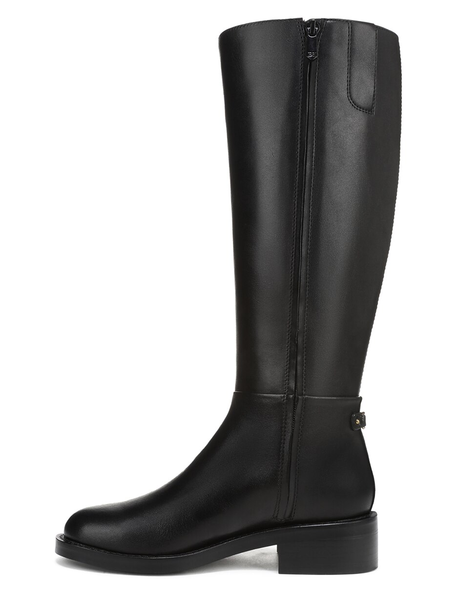 Bota abajo de la rodilla milla de piel para mujer 4