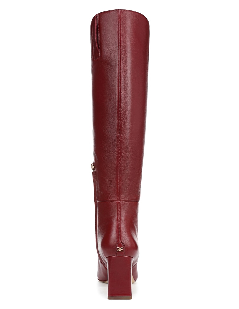 Bota abajo de la rodilla sylvia de piel para mujer 8