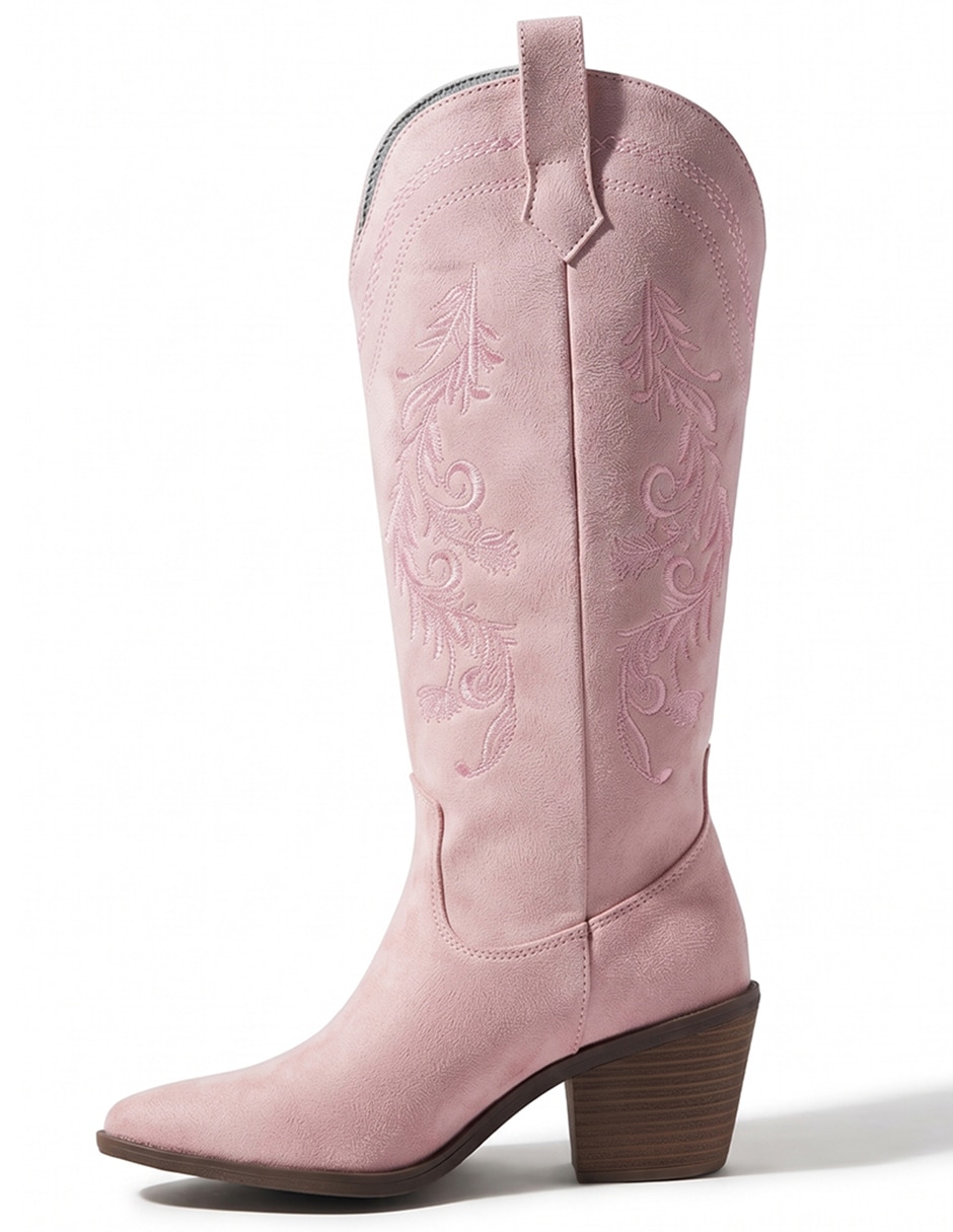 Bota cowboy rodilla para mujer 11