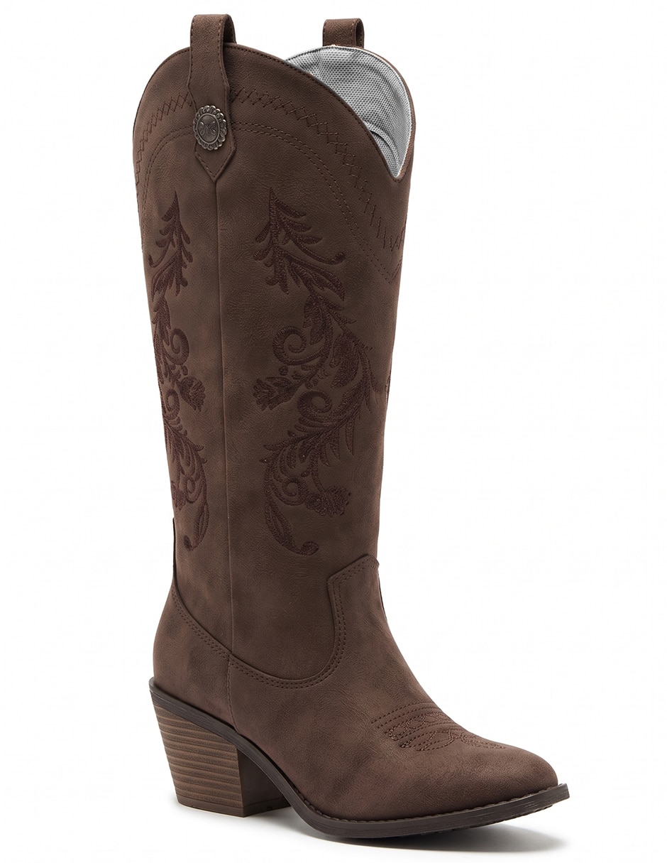Bota cowboy rodilla para mujer 4