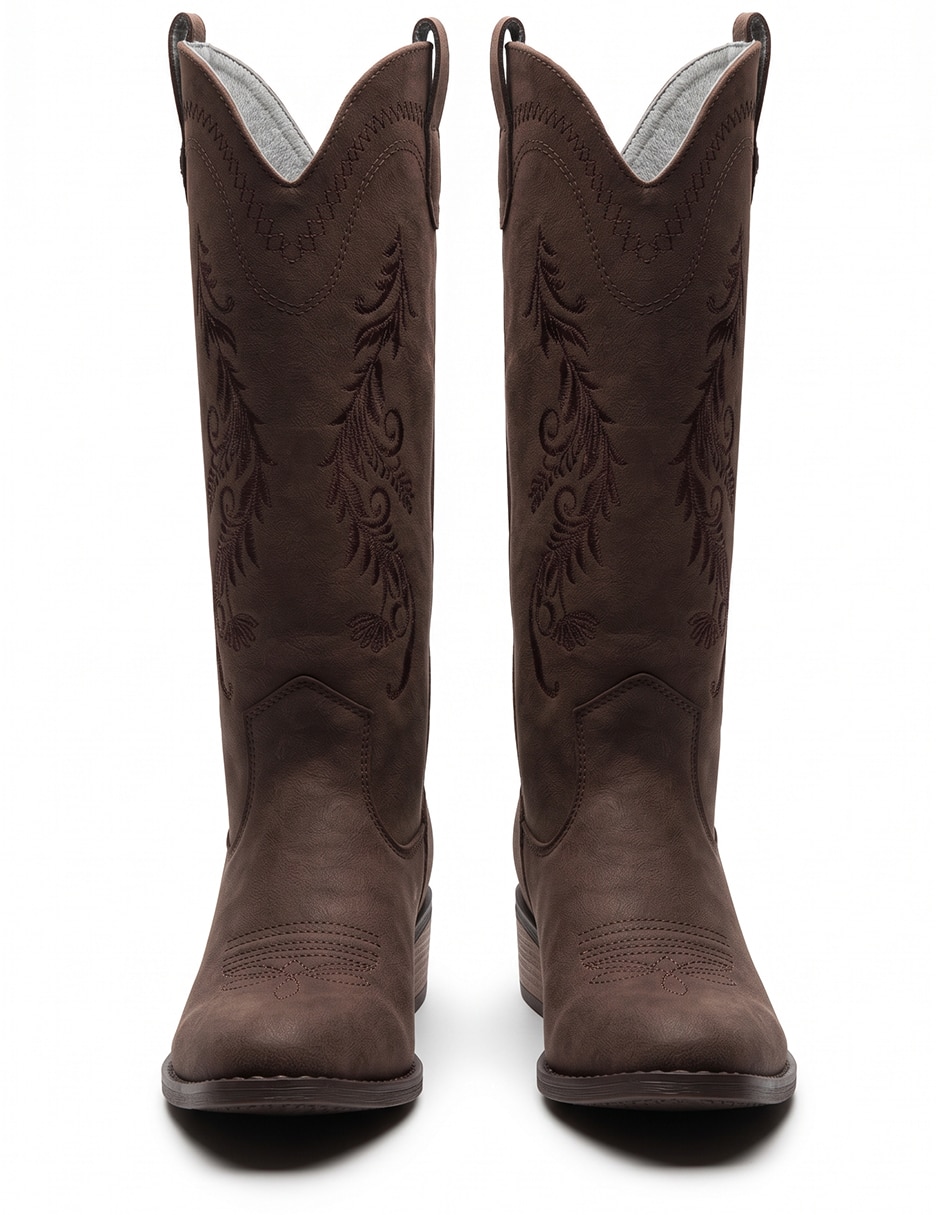 Bota cowboy rodilla para mujer 6