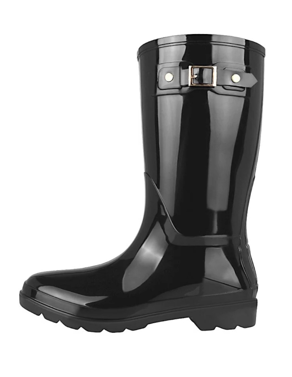 Bota para lluvia Media pierna de Sintético para mujer Bota para lluvia Media pierna de Sintético para mujer