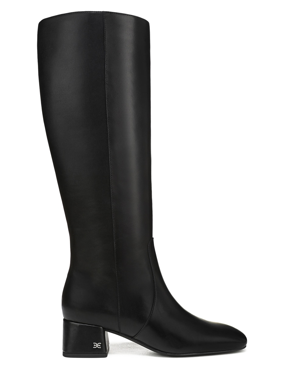 Bota abajo de la rodilla porter de piel para mujer 3