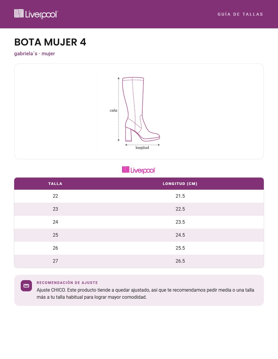 Bota abajo de la rodilla para mujer 6