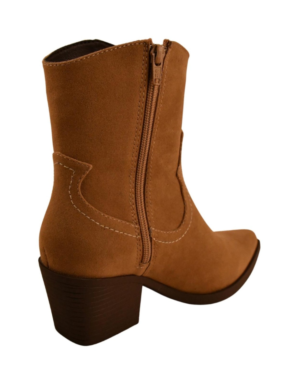Bota cowboy arriba del tobillo para mujer 4