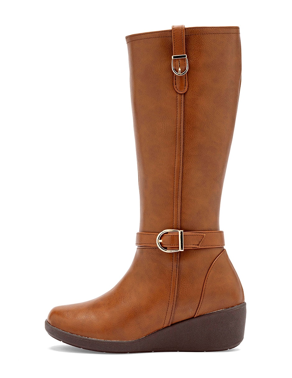 Bota media pierna para mujer