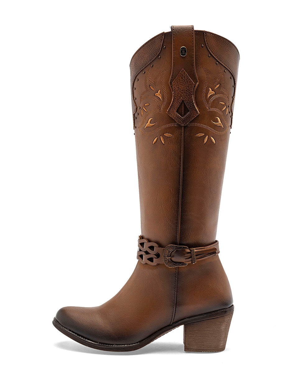 Bota cowboy media pierna para mujer Bota cowboy media pierna para mujer