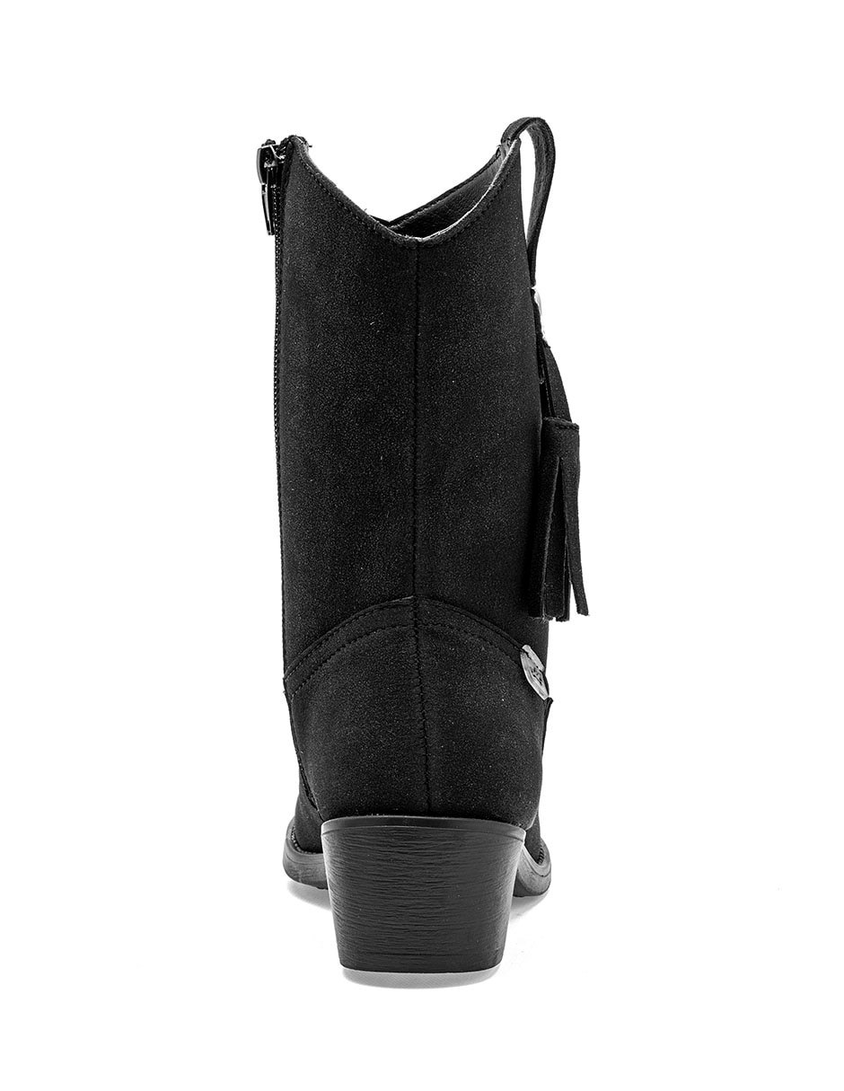 Bota cowboy arriba del tobillo para mujer 4
