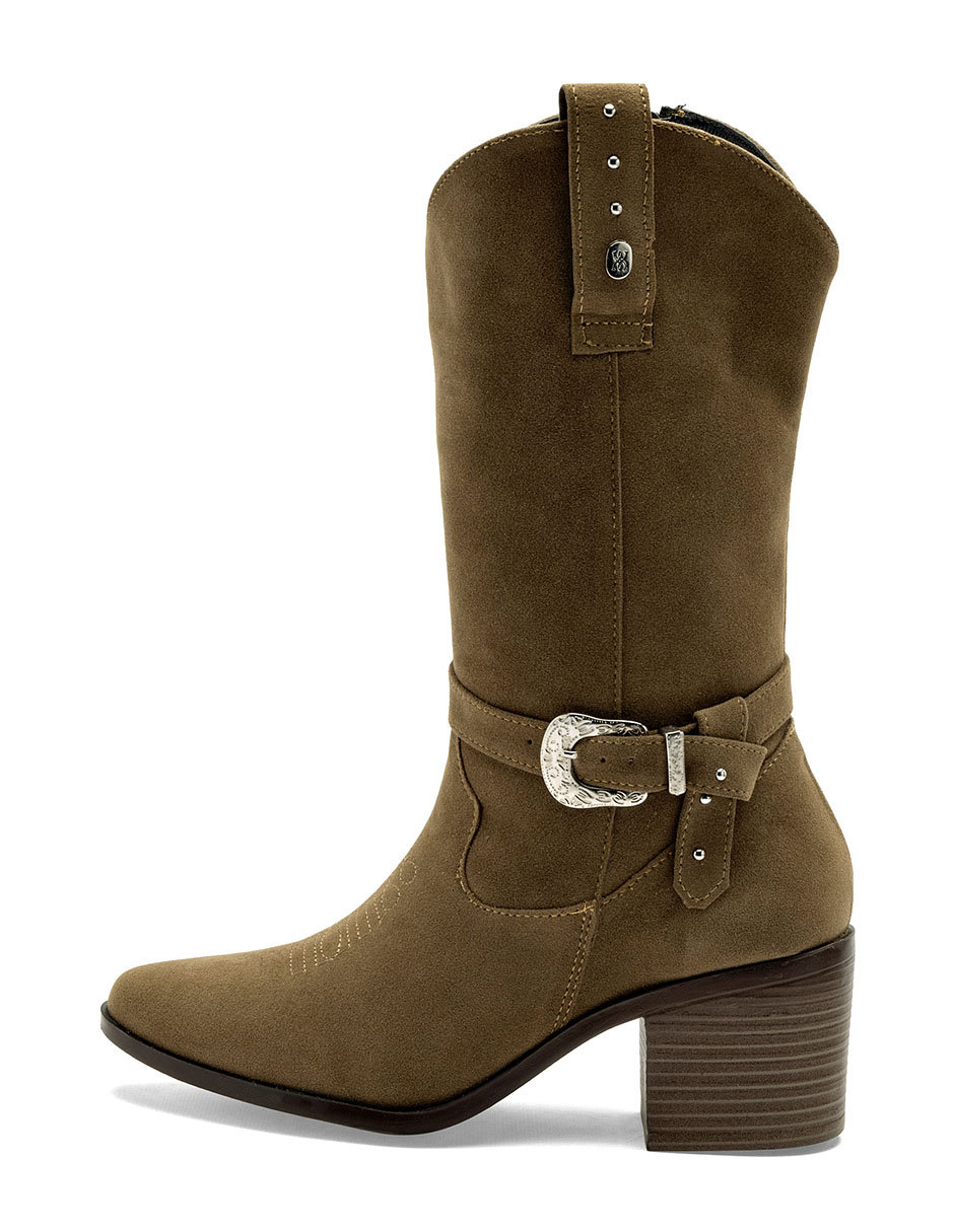 Bota cowboy media pierna para mujer Bota cowboy media pierna para mujer