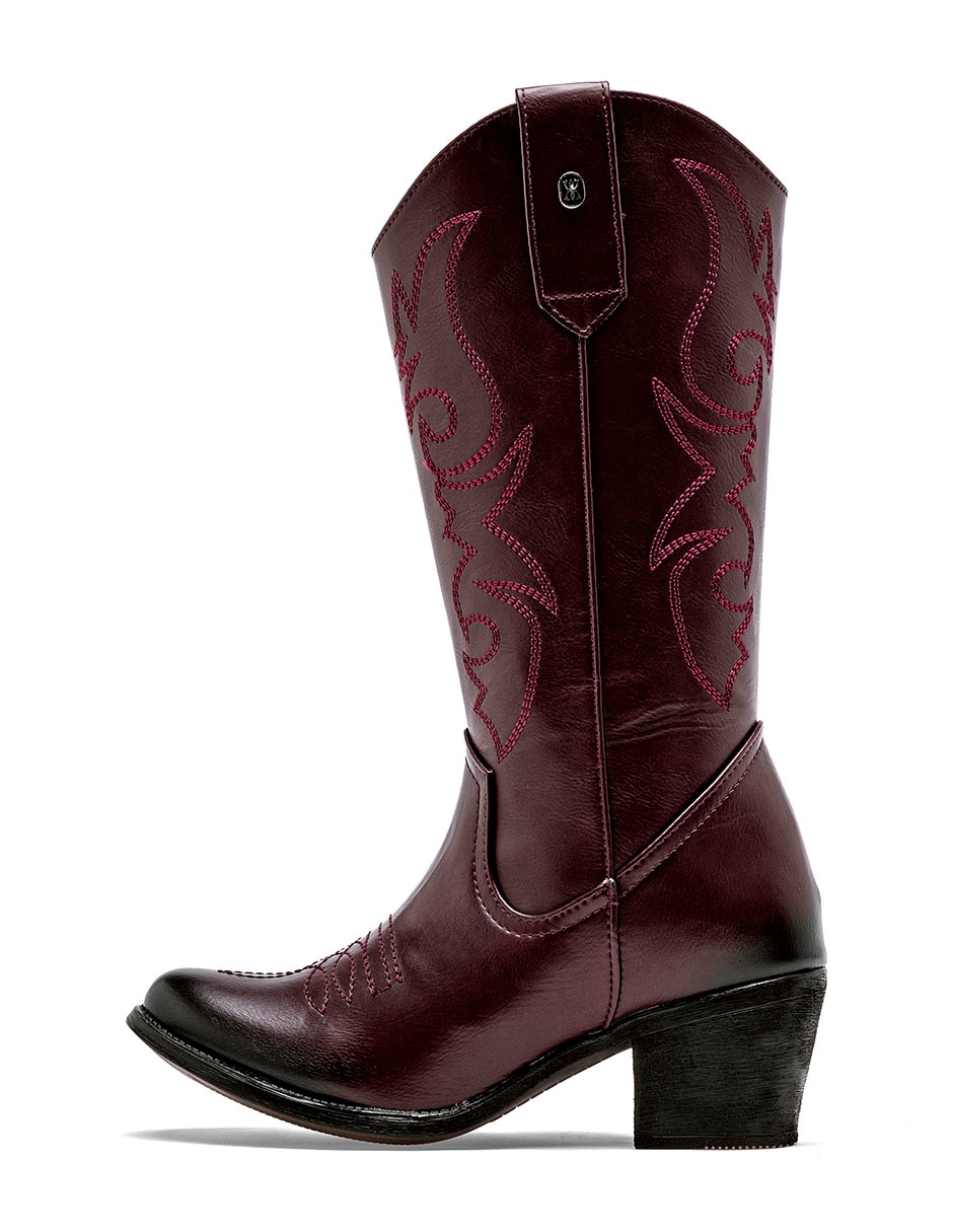 Bota cowboy media pierna para mujer Bota cowboy media pierna para mujer