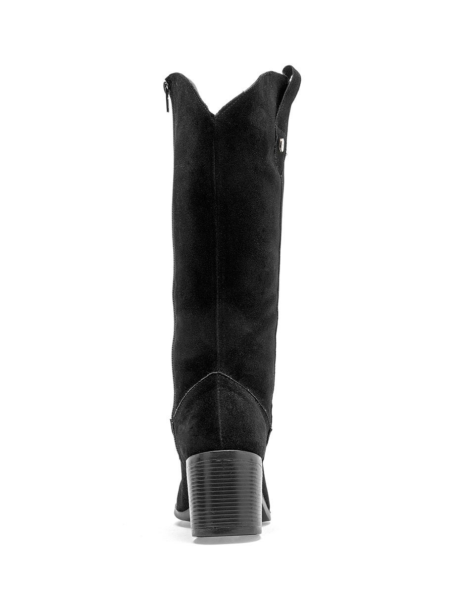 Bota cowboy media pierna para mujer 3