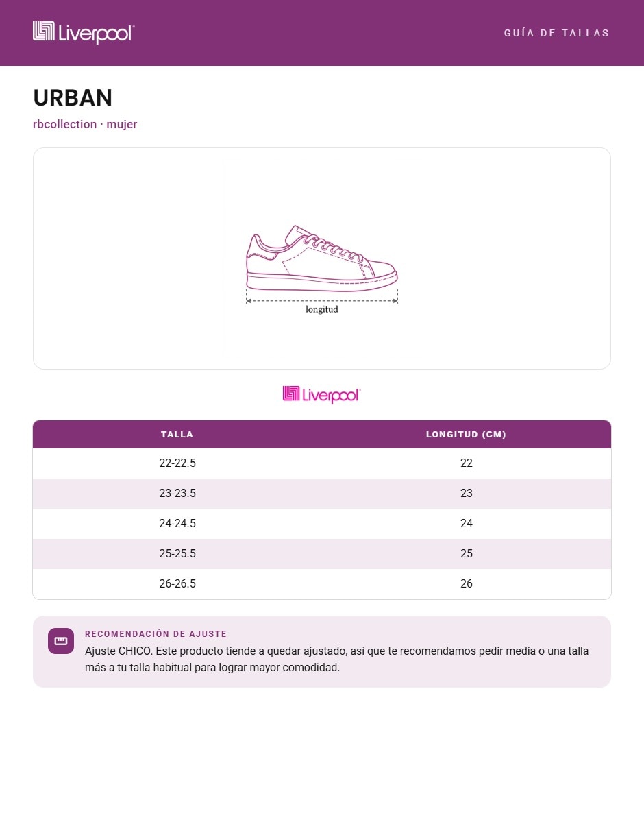 Tenis para mujer