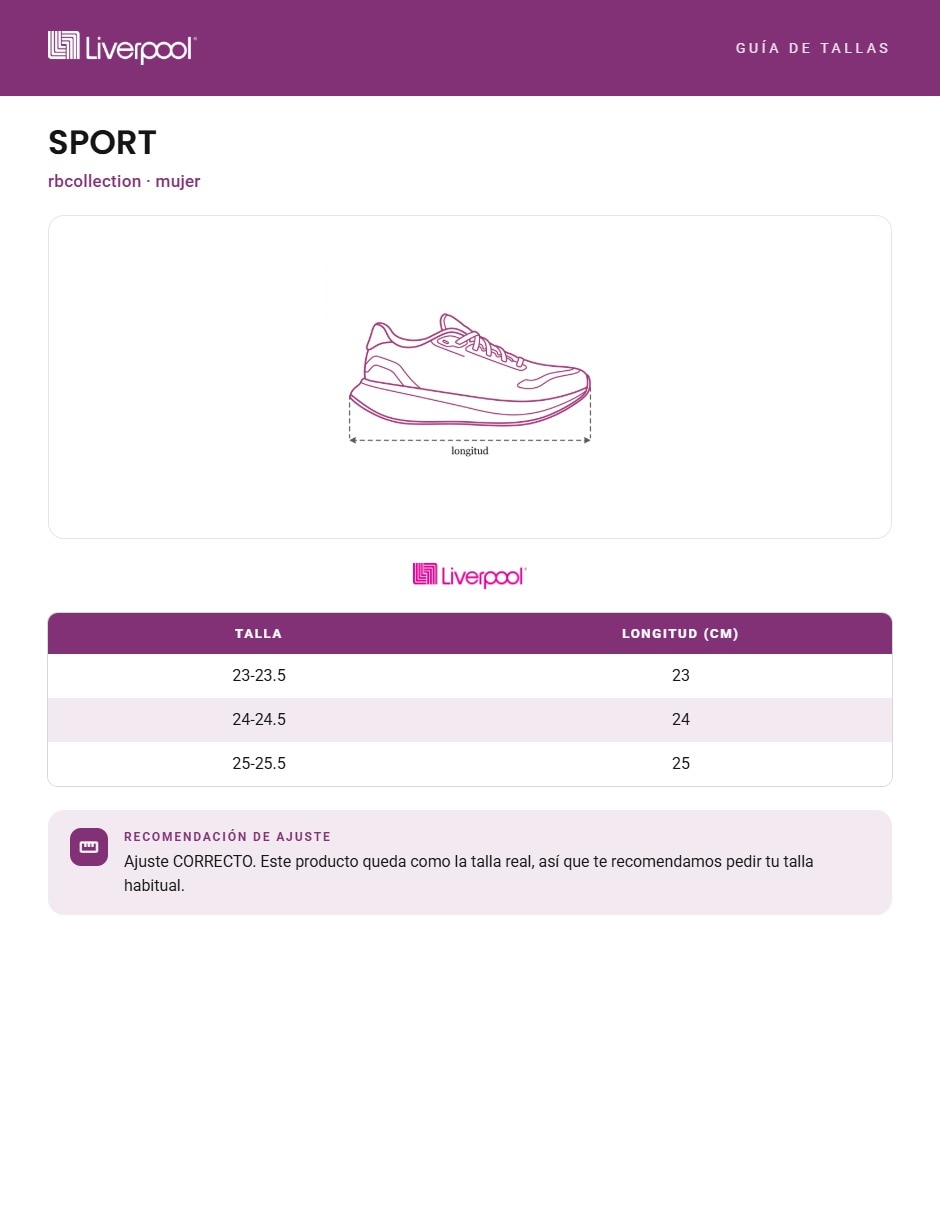 Tenis para mujer