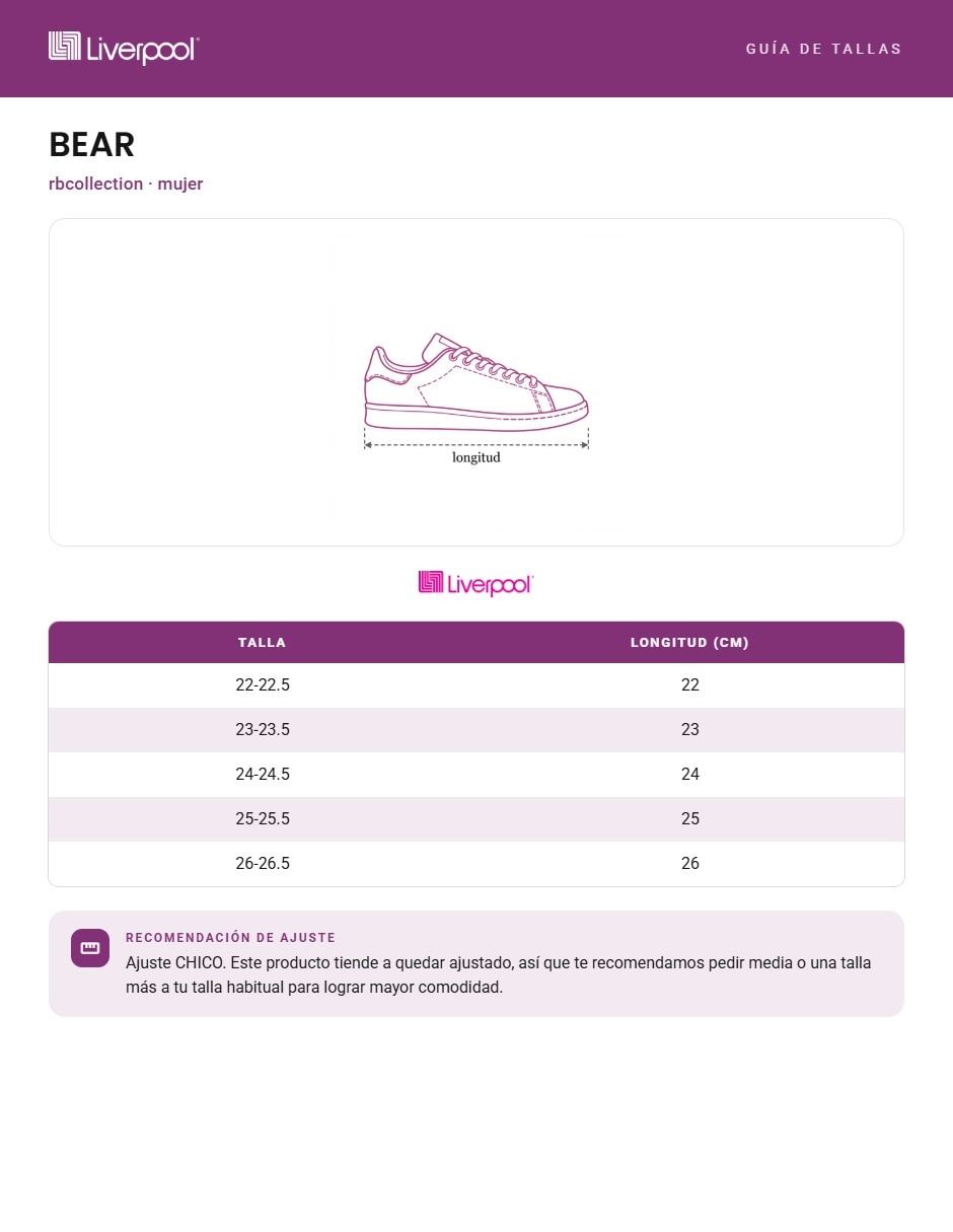 Tenis para mujer