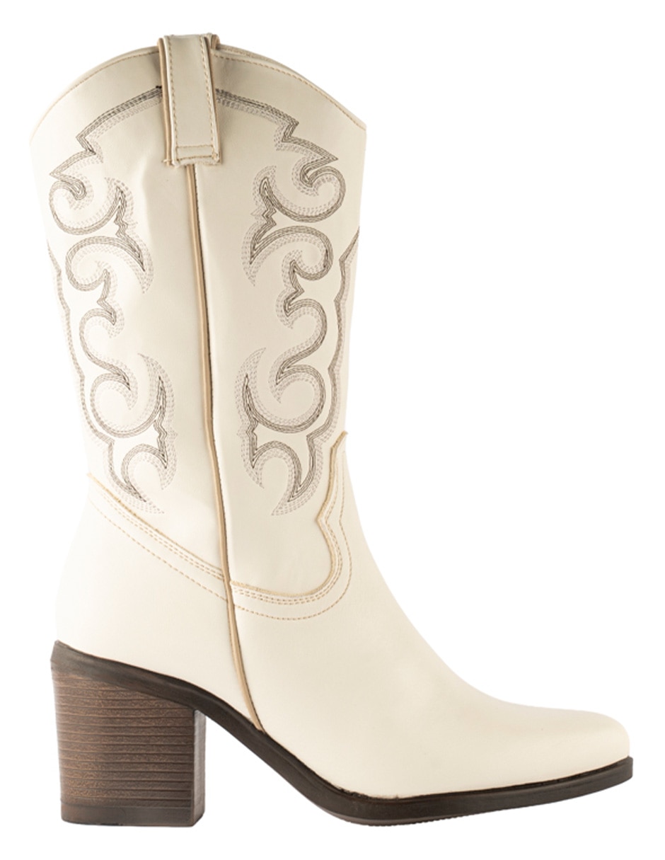 Bota cowboy Media pierna de Sintético para mujer