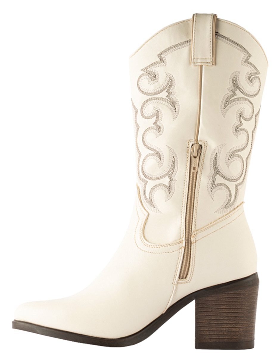 Bota cowboy Media pierna de Sintético para mujer
