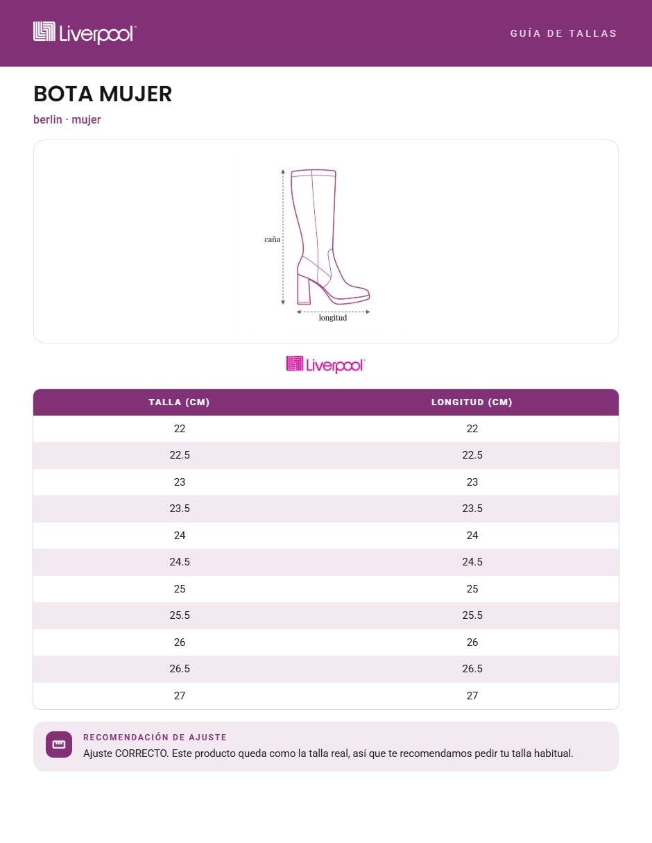 Bota cowboy Media pierna de Sintético para mujer 6