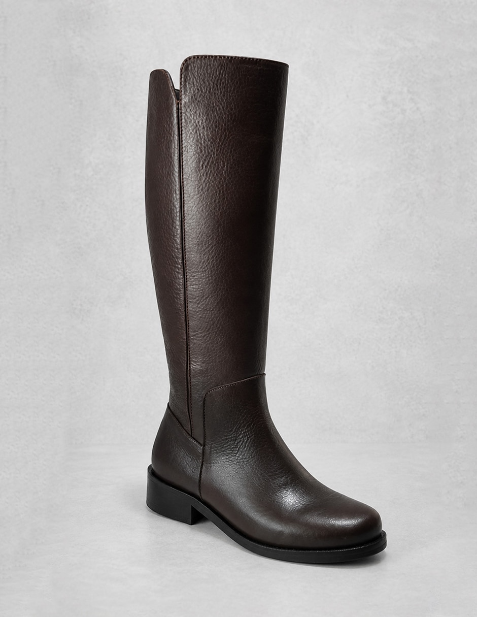 Bota Abajo de la rodilla de Piel para mujer 6